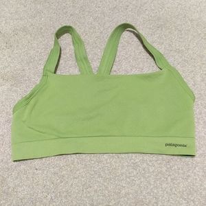 Green Patagonia Sports Bra